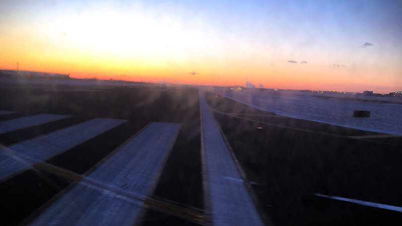 Light on the runway