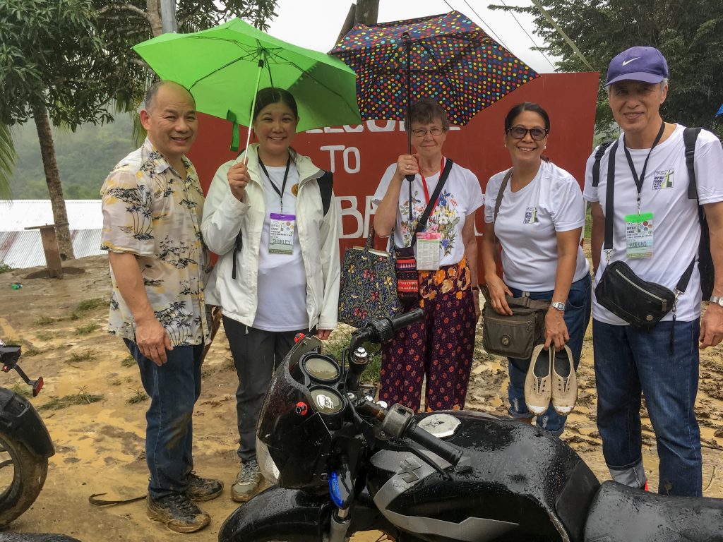 Fellow pilgrims: Shirley, Roberta, Henna, Inoue