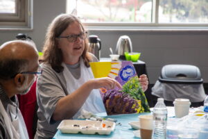 Creative arts workshop participant at Mountview Christian Church. Worship facilitated by Kit Ripley and Joyce & David Reed
