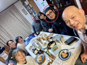 Oumi dinner with friends